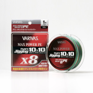 VARIVAS Jigging 10x10 MAX POWER PE X8 200m